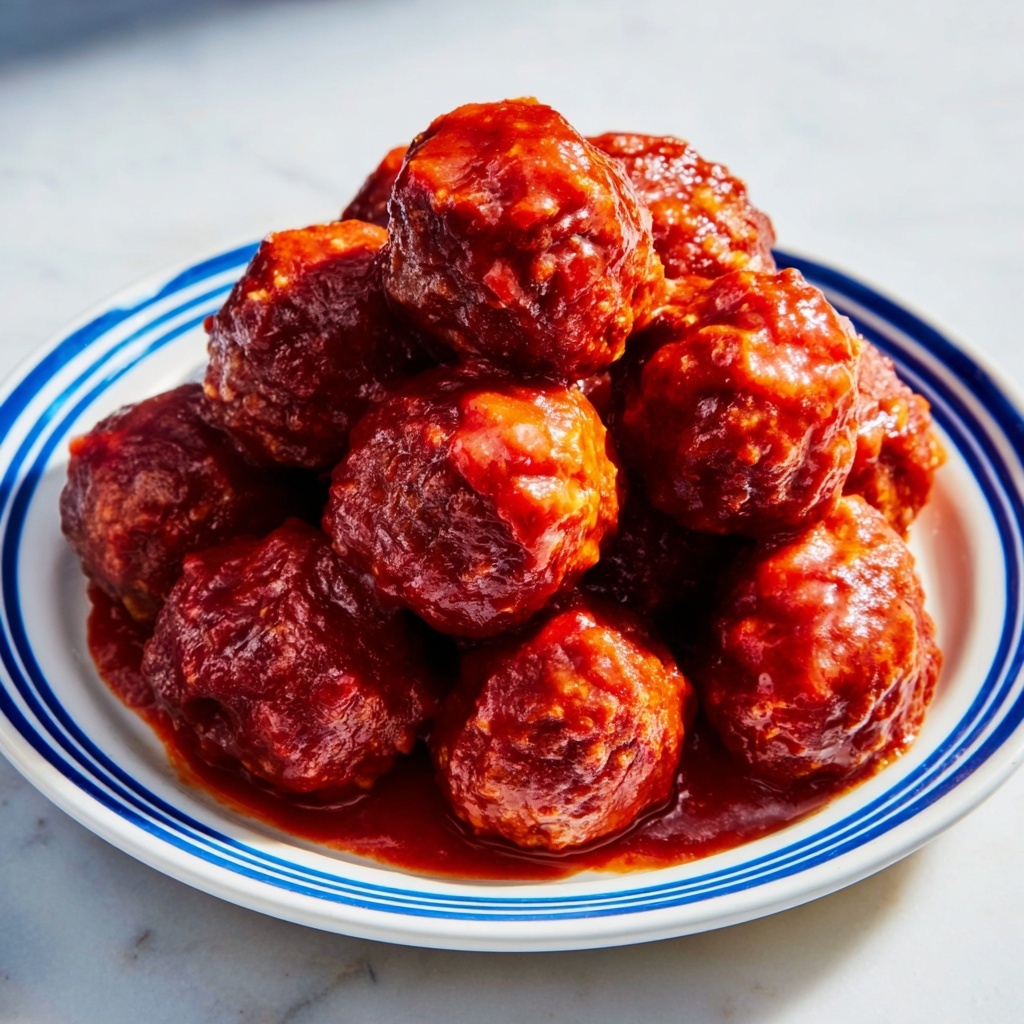 Slow-Cooker Grape Jelly Meatballs Recipe - Recipe Image