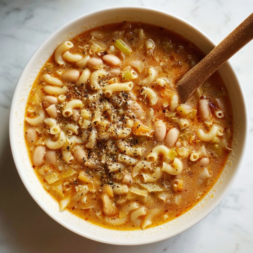 Creamy Pasta e Fagioli Soup Recipe - Recipe Image