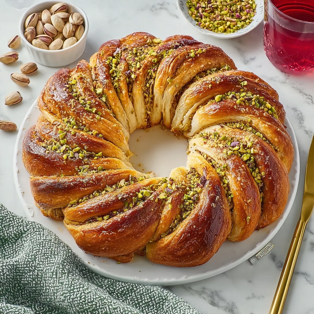 Honey Pistachio Babka Bread Bliss Recipe - Recipe Image