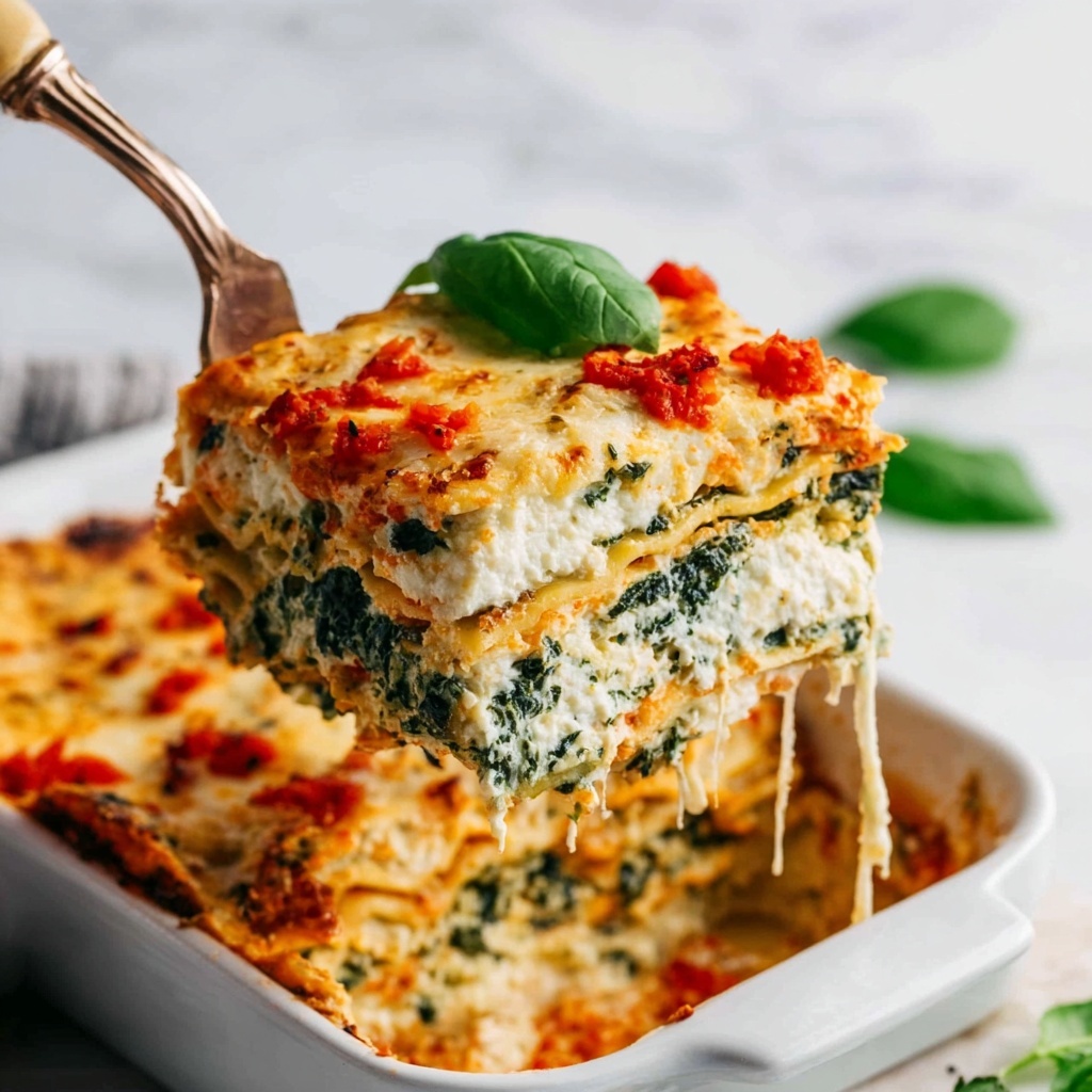 Spinach Artichoke Lasagna Recipe - Recipe Image