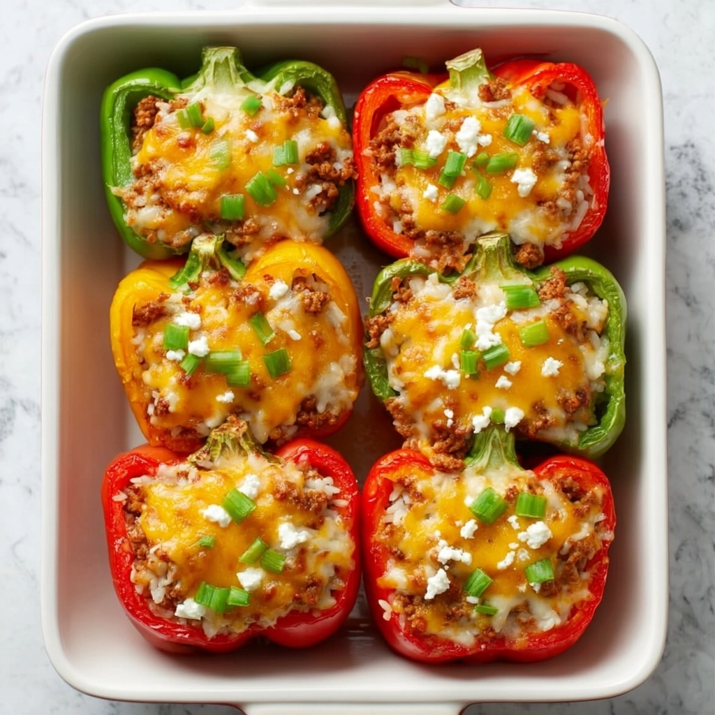 Buffalo Chicken Stuffed Peppers Recipe - Recipe Image