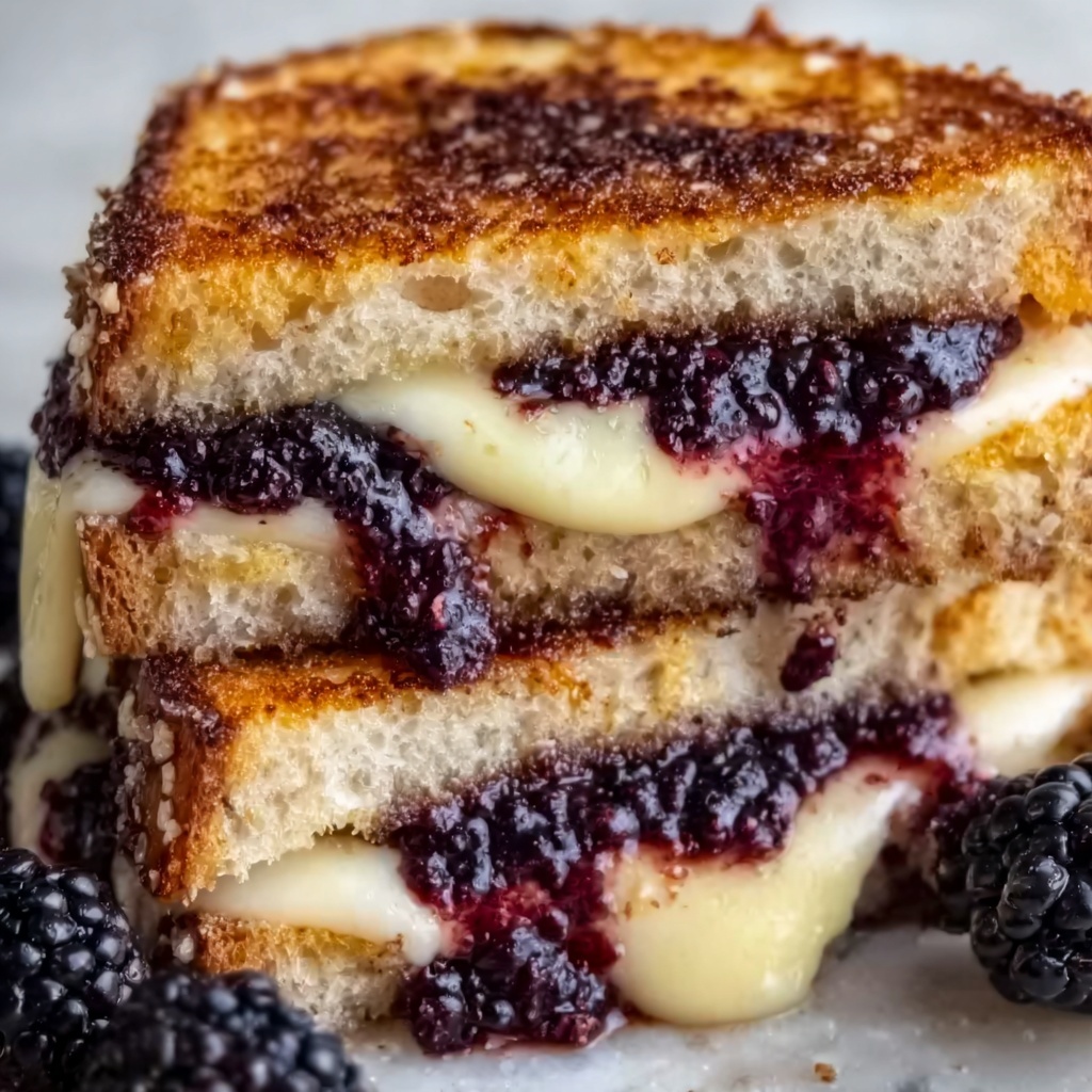 Balsamic Blackberry Bliss Grilled Cheese Recipe - Recipe Image