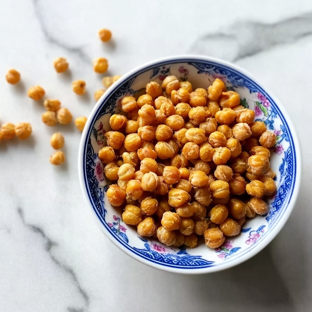 Crispy Curry Roasted Chickpeas for Delicious Healthy Snacks Recipe - Recipe Image