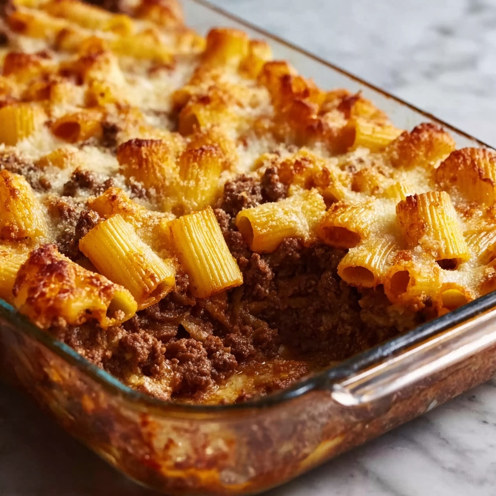 Meatloaf and Cheddar Shells Casserole Recipe - Recipe Image