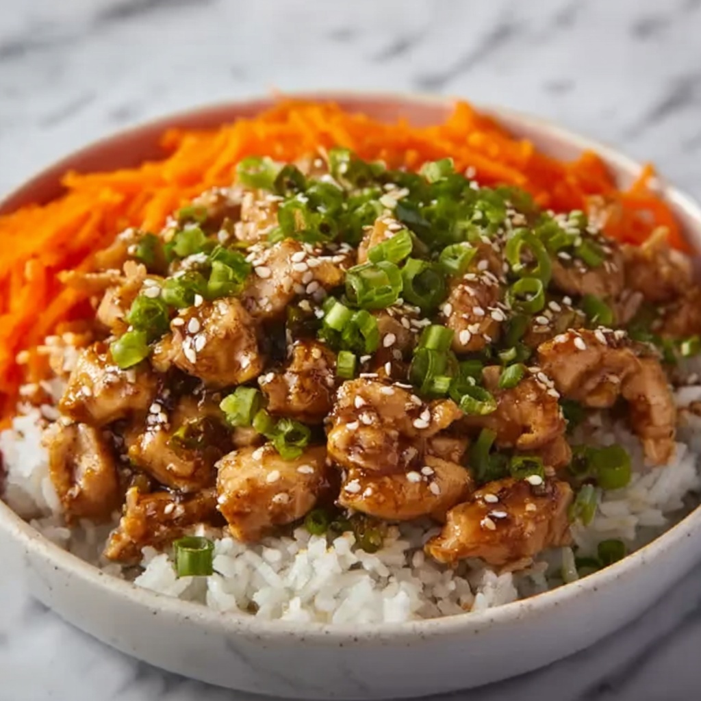 Healthy Ground Turkey Teriyaki Rice Bowl Recipe - Recipe Image