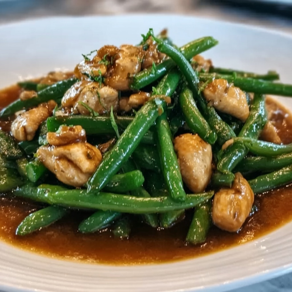 Honey Hoisin Green Bean Chicken Recipe - Recipe Image
