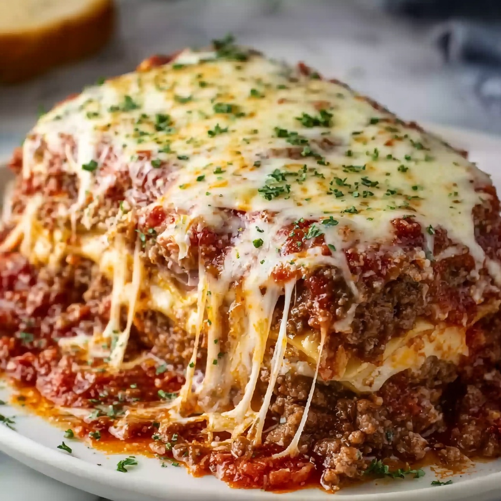 Classic Italian Meatloaf Recipe - Recipe Image