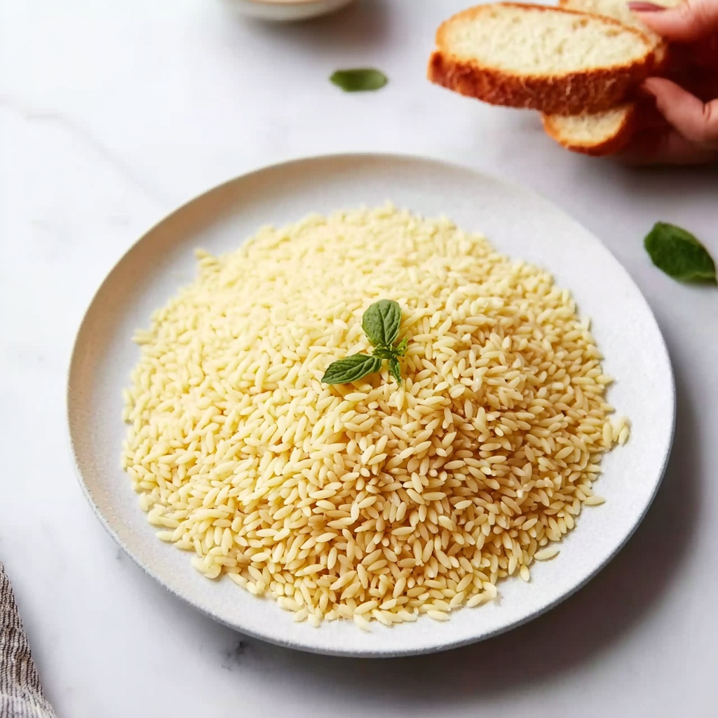 Cottage Cheese Orzo with Spinach, Cherry Tomatoes, and Parmesan Recipe - Recipe Image