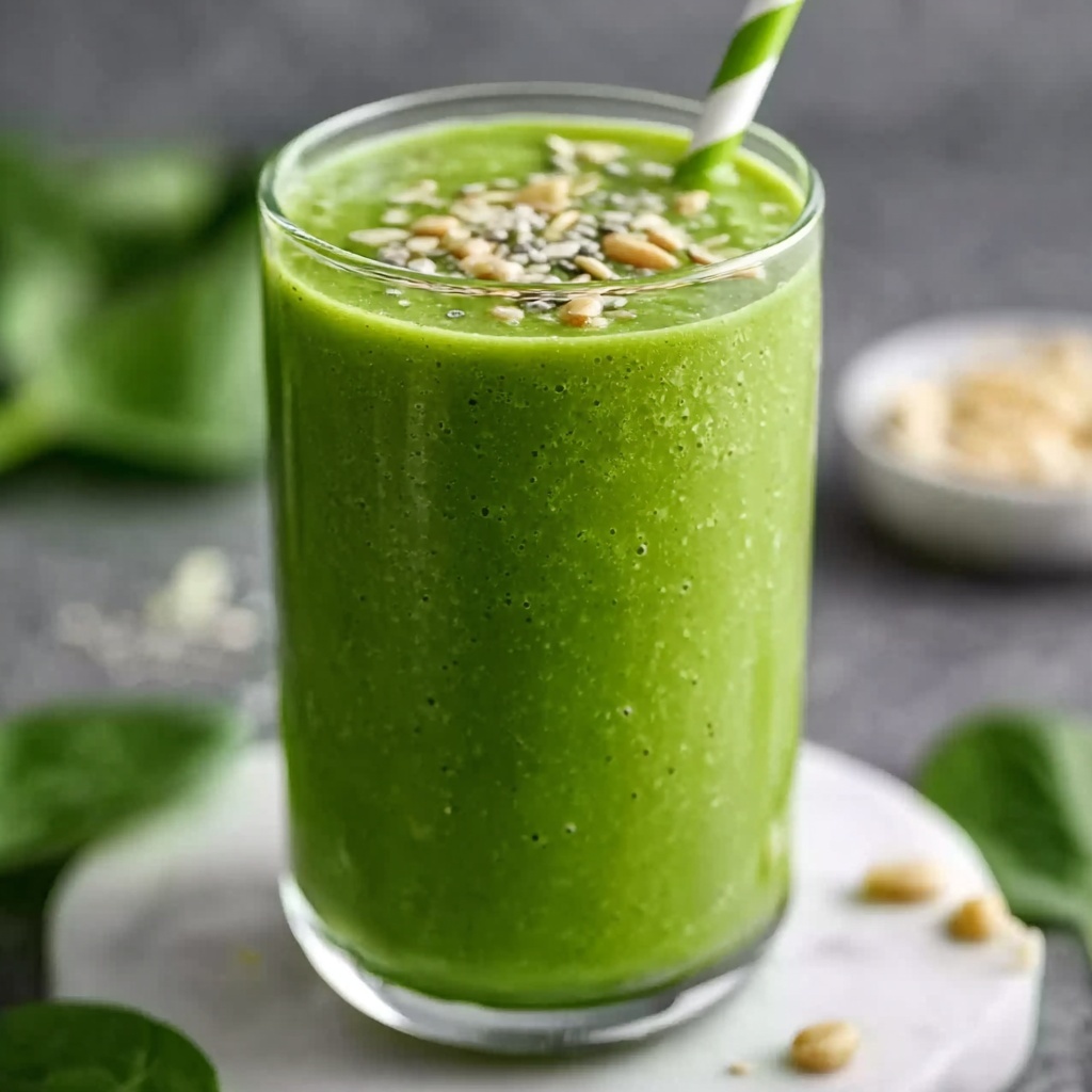 Immune Boosting Sweet Green Smoothie Recipe - Recipe Image