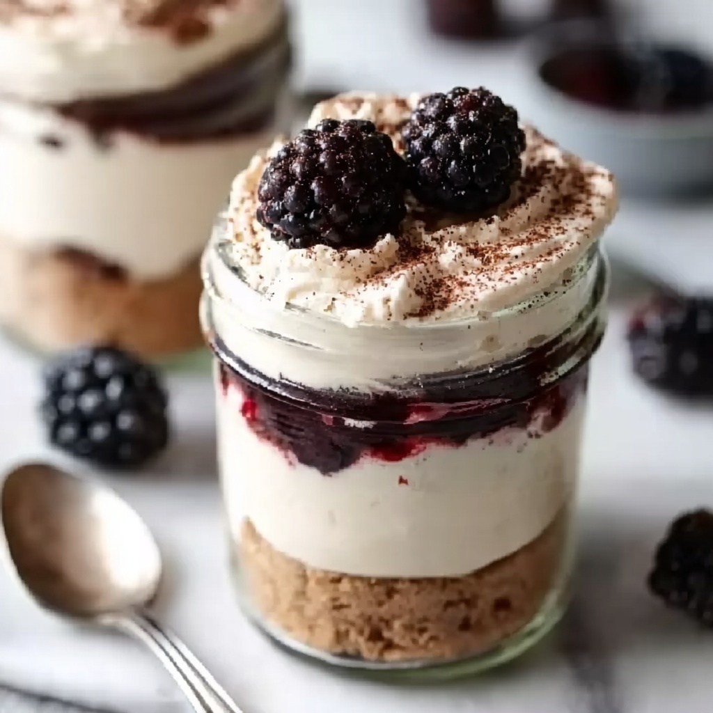 High Protein Cheesecake Jars Recipe - Recipe Image