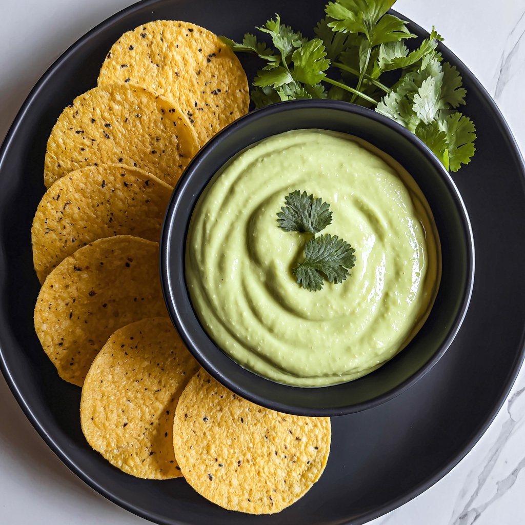 Avocado Lime Dip with Plantain Chips Recipe - Recipe Image