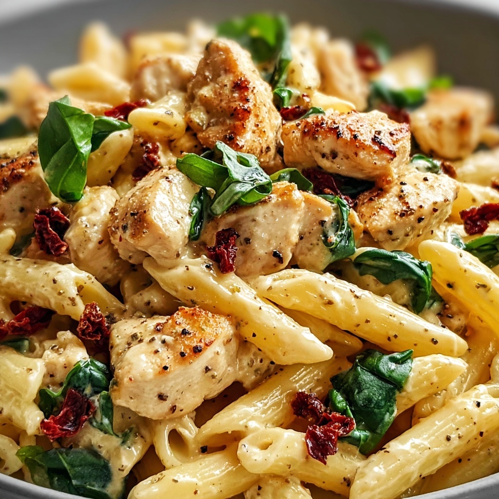 Tuscan Chicken Pasta: A Simple Recipe for Creamy Delight Recipe - Recipe Image