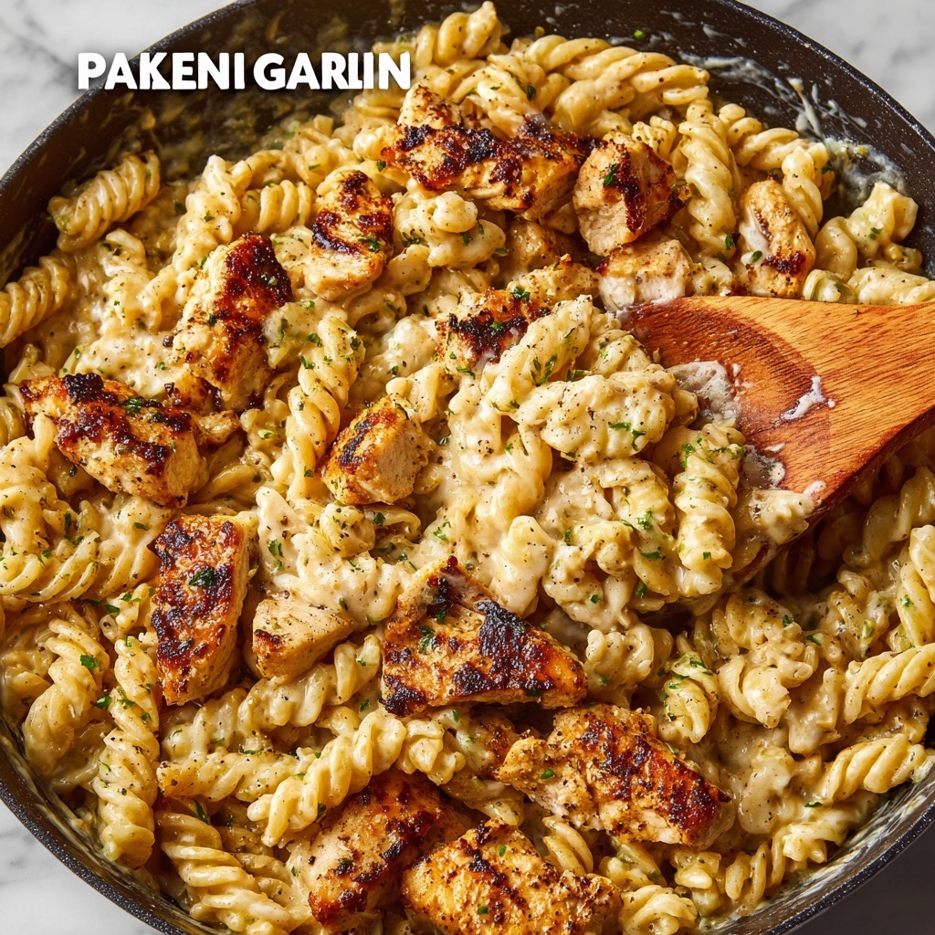 Garlic Parmesan Chicken Pasta Recipe - Recipe Image