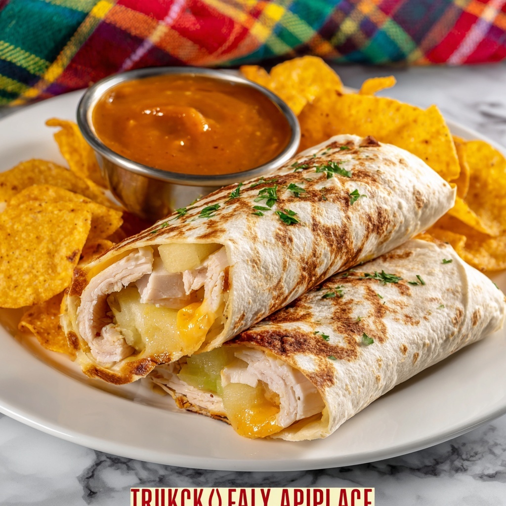 Turkey Applejack Wrap Recipe - Recipe Image