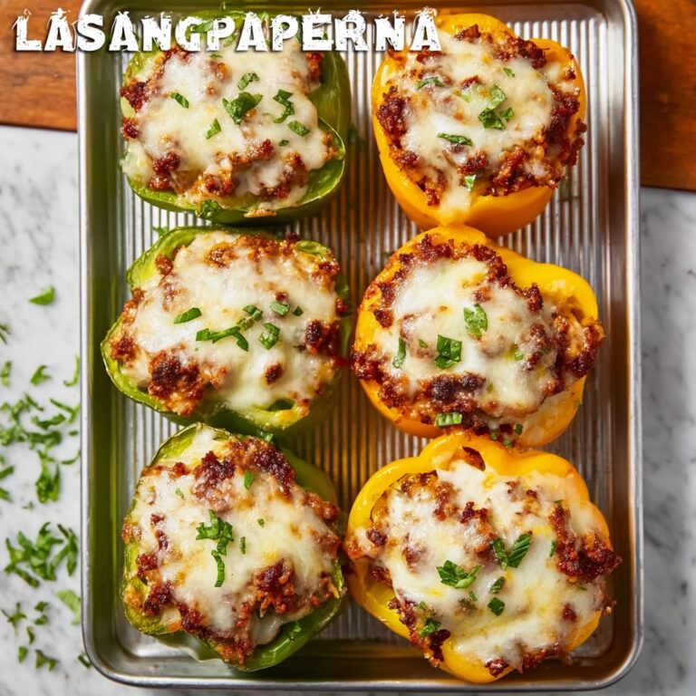 Lasagna-Stuffed Peppers Recipe