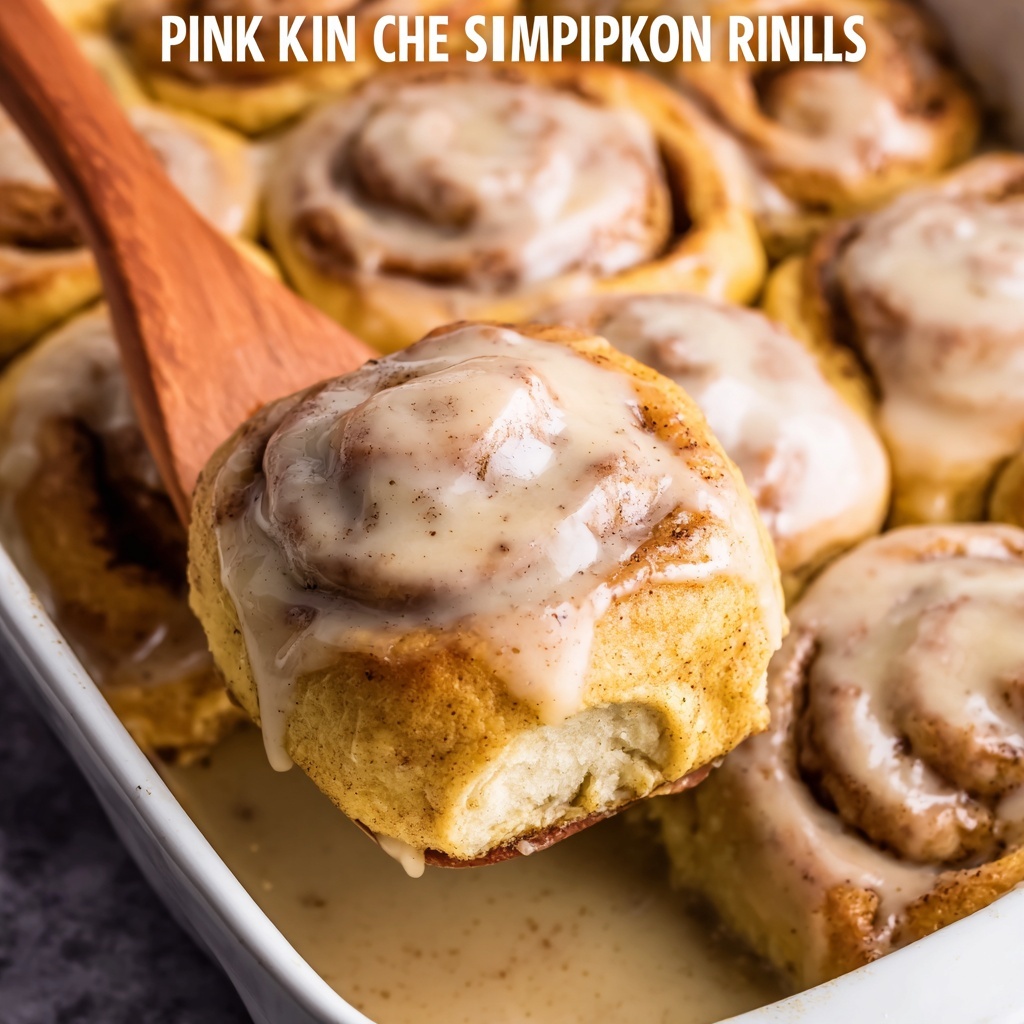 Pumpkin Spice Cream Cheese Cinnamon Rolls Recipe - Recipe Image