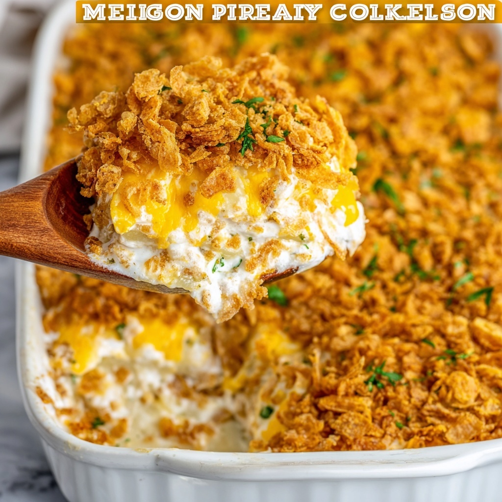 Million Dollar Chicken Pierogi Casserole Recipe - Recipe Image