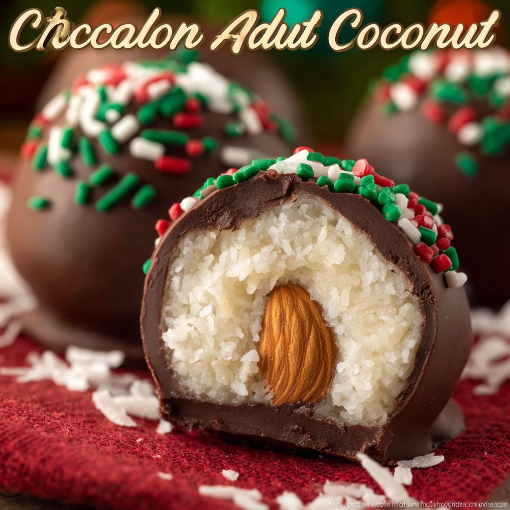 Chocolate Coconut Balls Recipe - Recipe Image