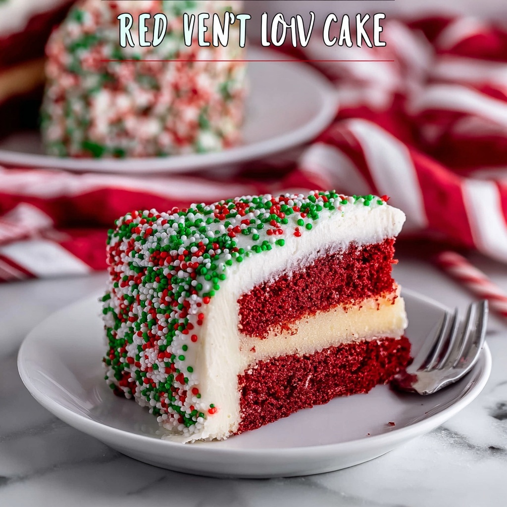 Red Velvet Italian Love Cake Recipe - Recipe Image