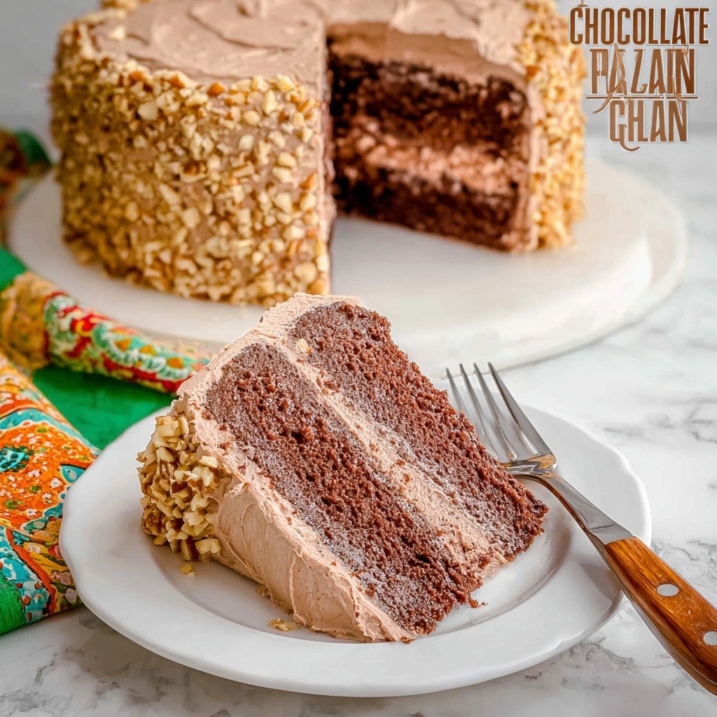 Chocolate Coconut Pecan Italian Creme Cake Recipe - Recipe Image