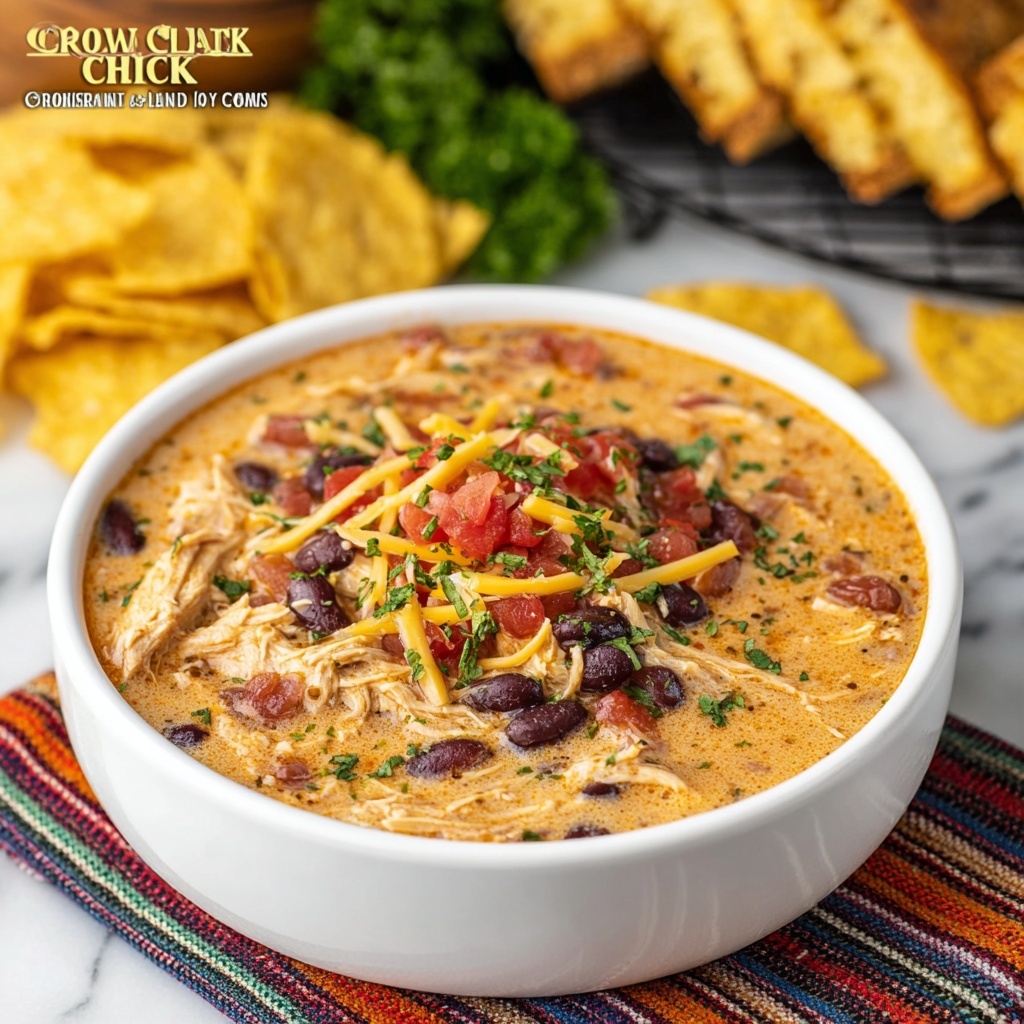 Slow Cooker Cream Cheese Crack Chicken Chili Recipe - Recipe Image