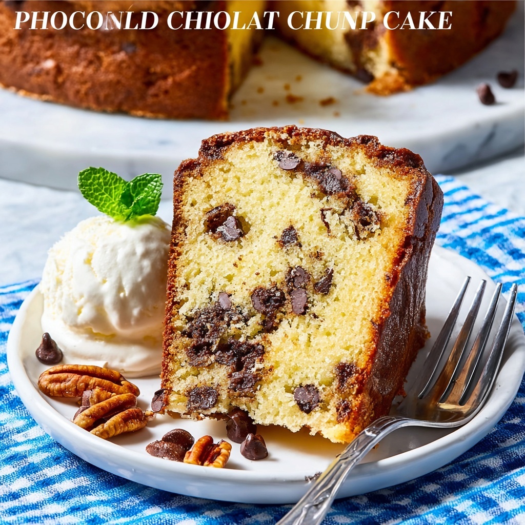 Chocolate Chip Cookie Pound Cake Recipe - Recipe Image