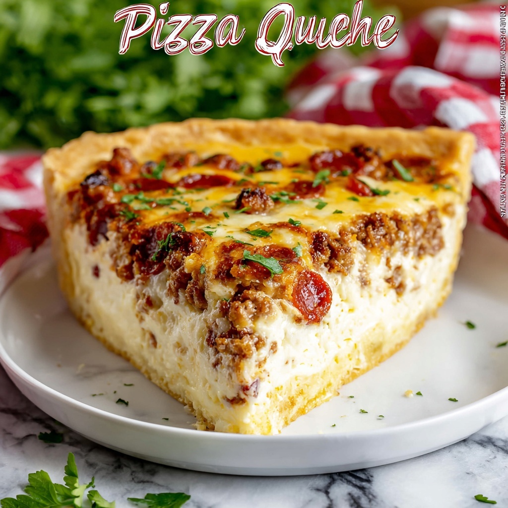 Pizza Quiche Recipe - Recipe Image