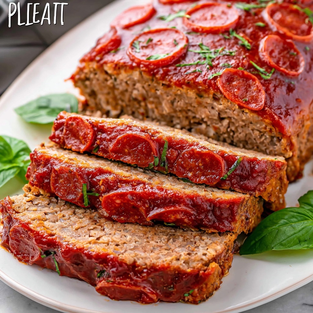 Pizza Meatloaf Recipe - Recipe Image