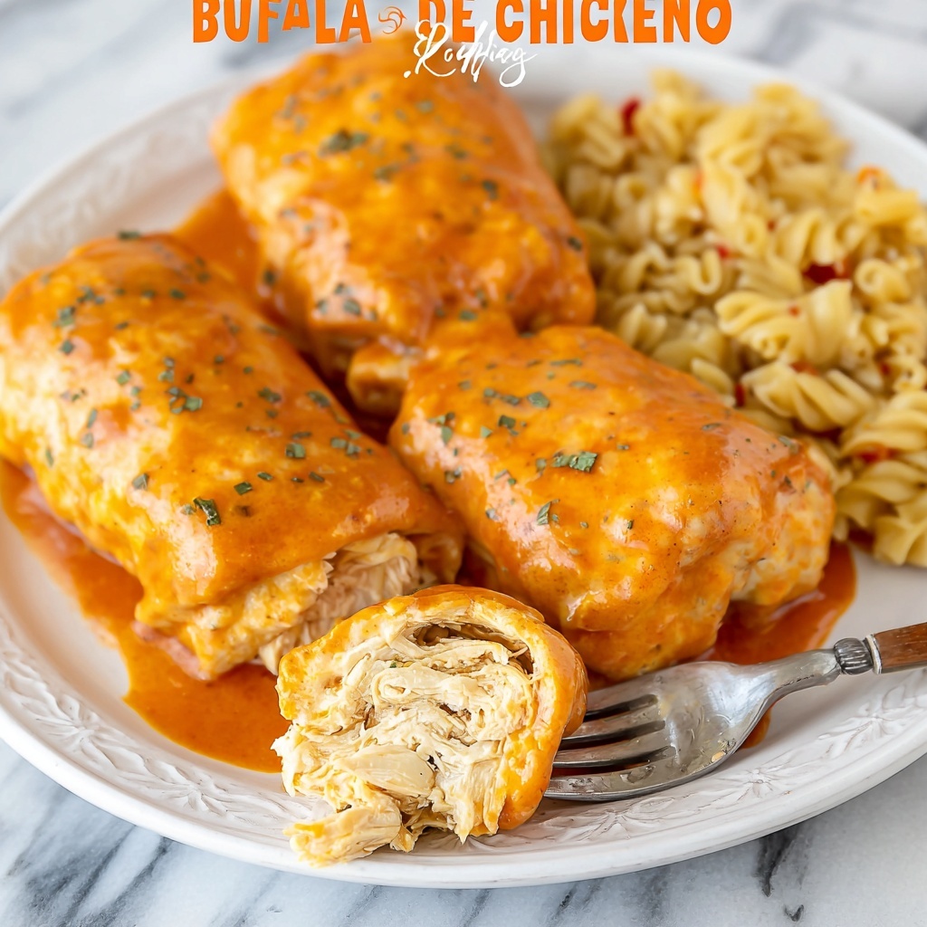 Buffalo Chicken Roll Ups Recipe - Recipe Image