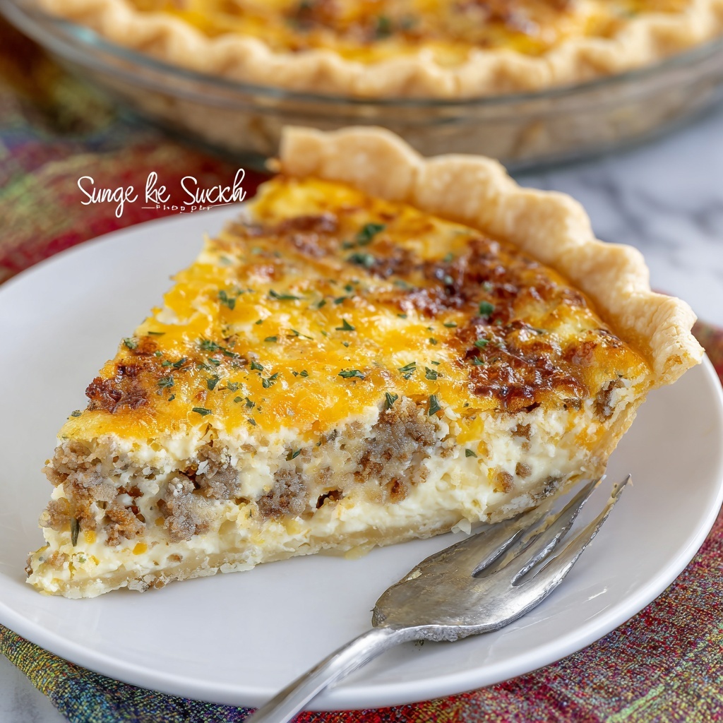 Sausage and Ranch Quiche Recipe - Recipe Image