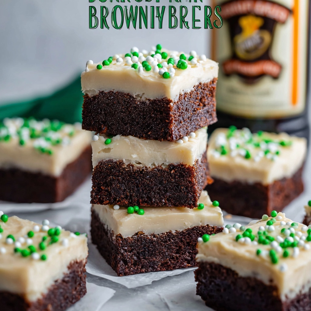 Irish Cream Brownies Recipe - Recipe Image