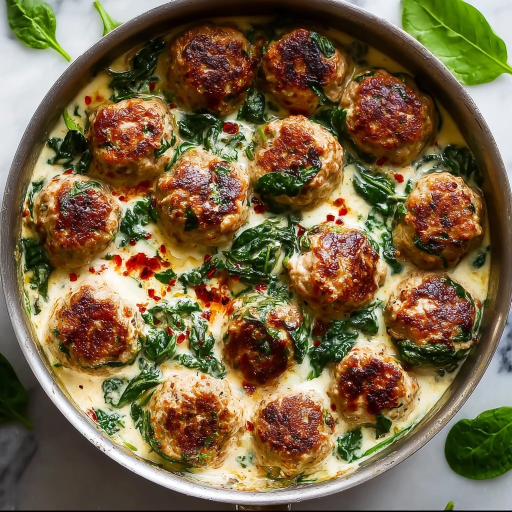 Baked Chicken Ricotta Spinach Meatballs Recipe - Recipe Image
