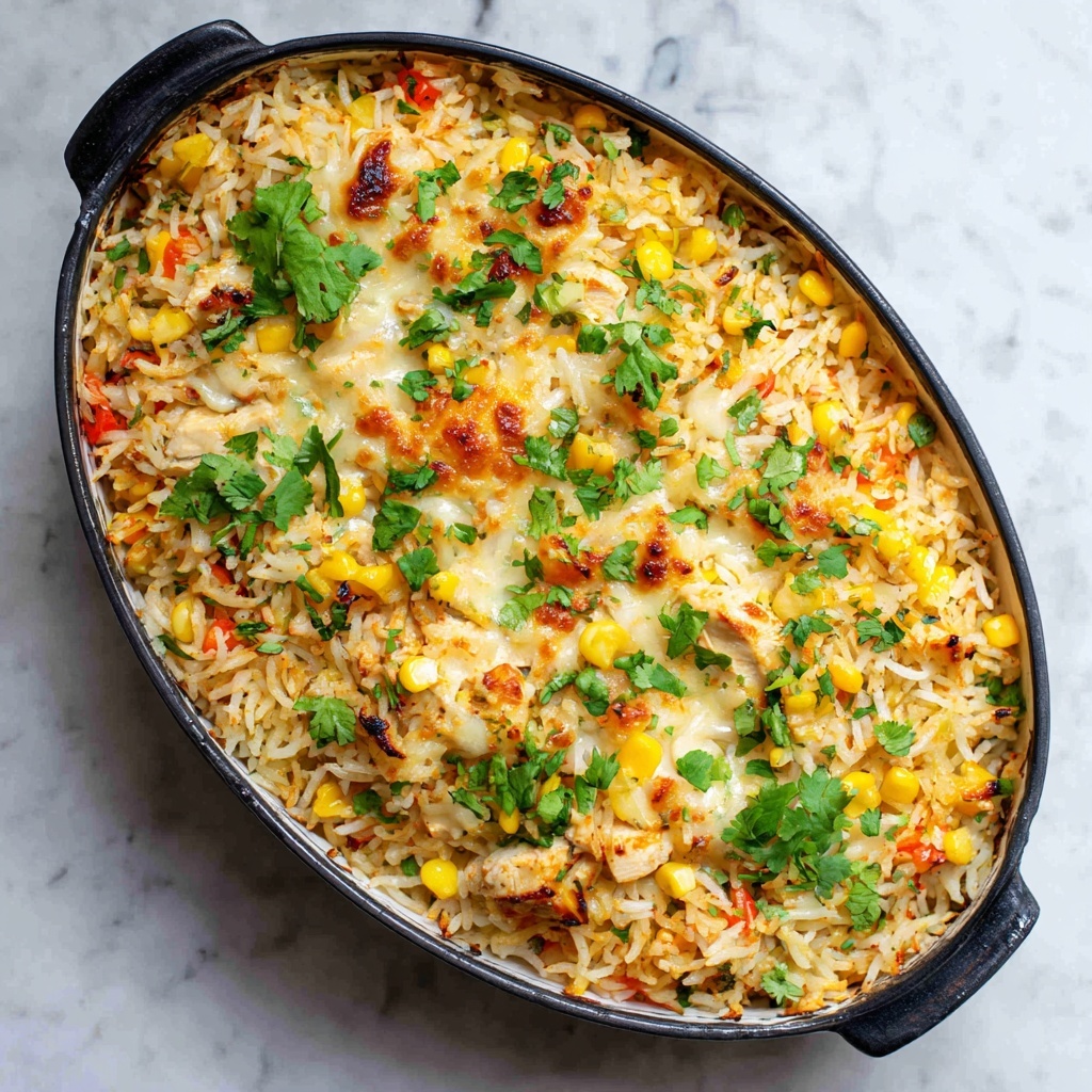 Chicken Enchilada Rice Casserole Recipe - Recipe Image
