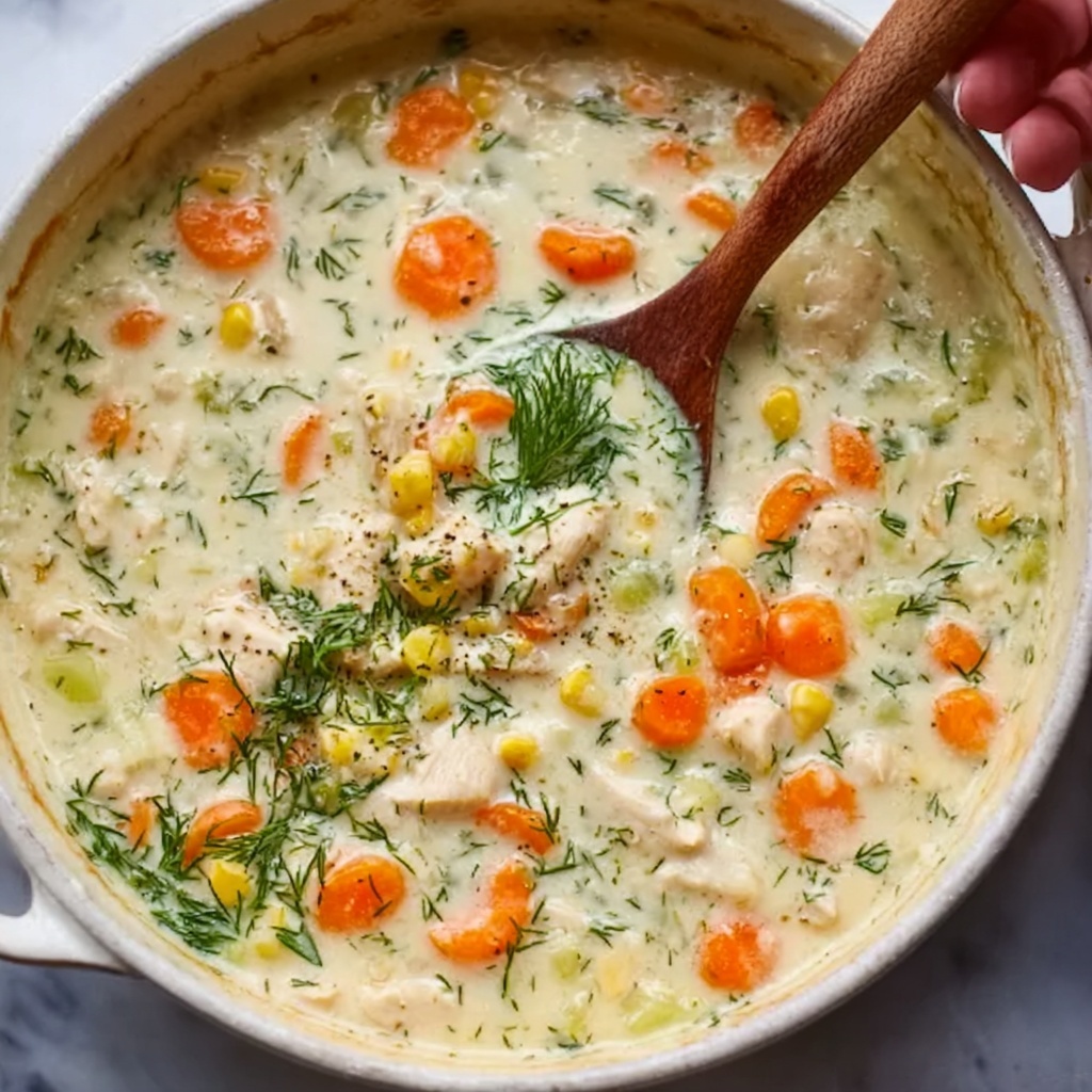 Polish Dill Soup Delight Recipe - Recipe Image
