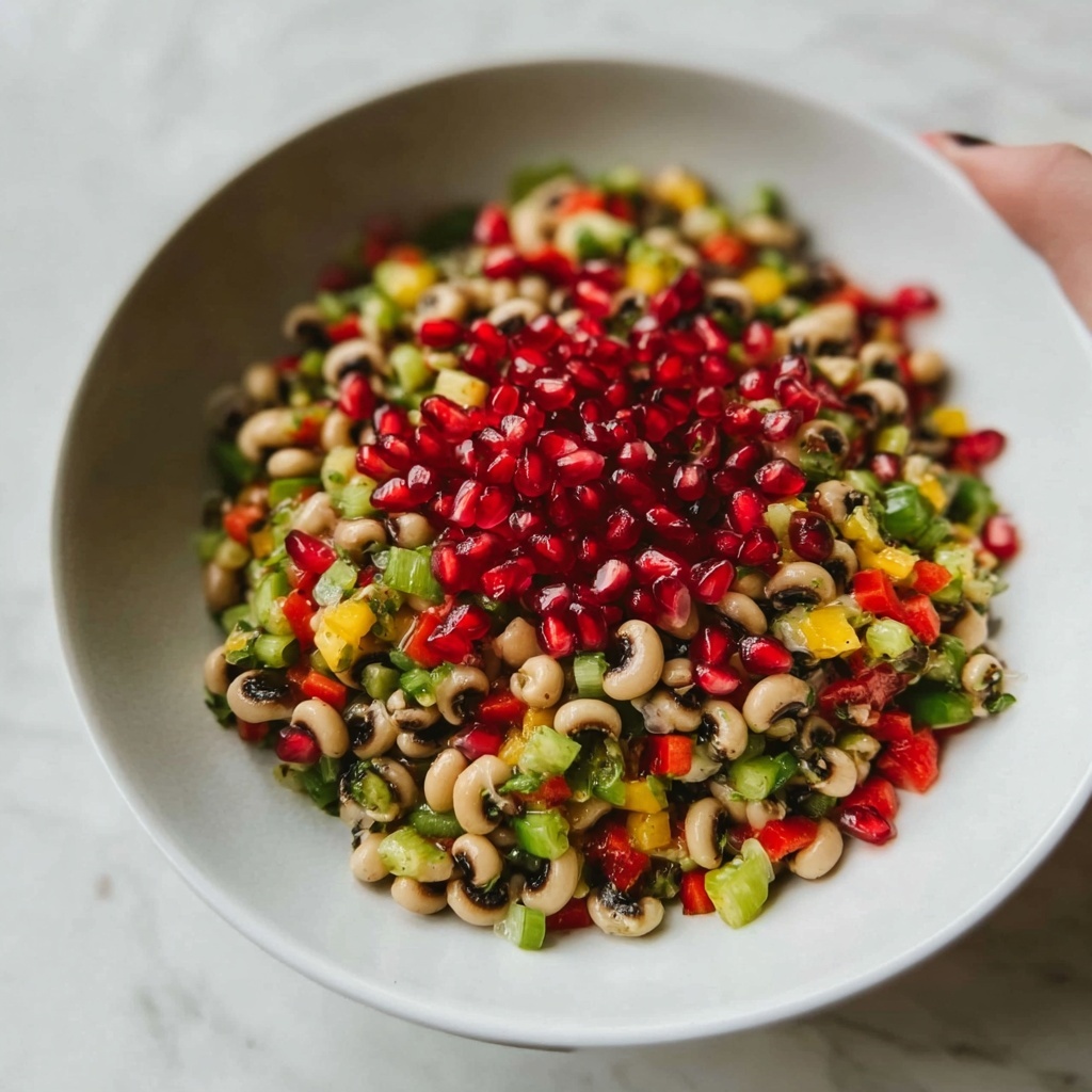 Delicious Olive Salad with Black Eyed Peas Recipe - Recipe Image
