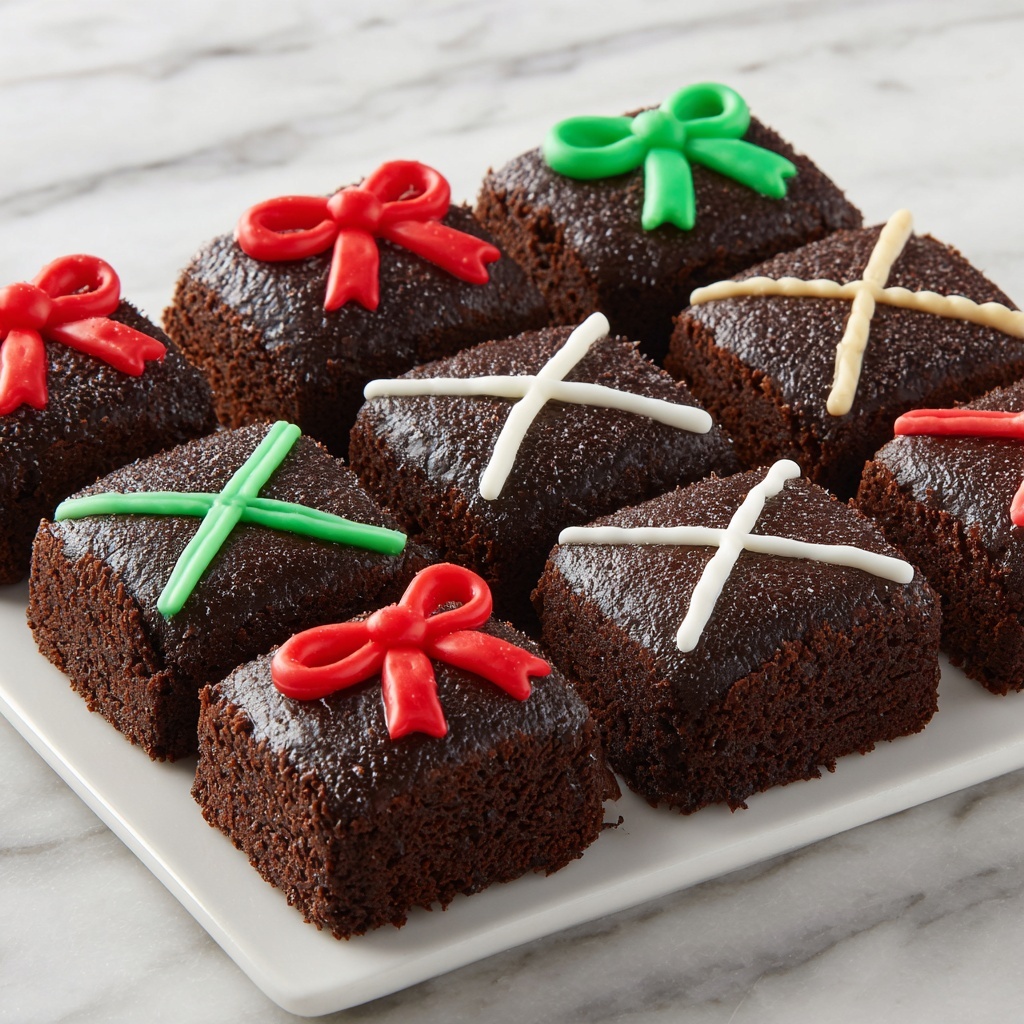 Festive Christmas Brownie Gifts Recipe - Recipe Image