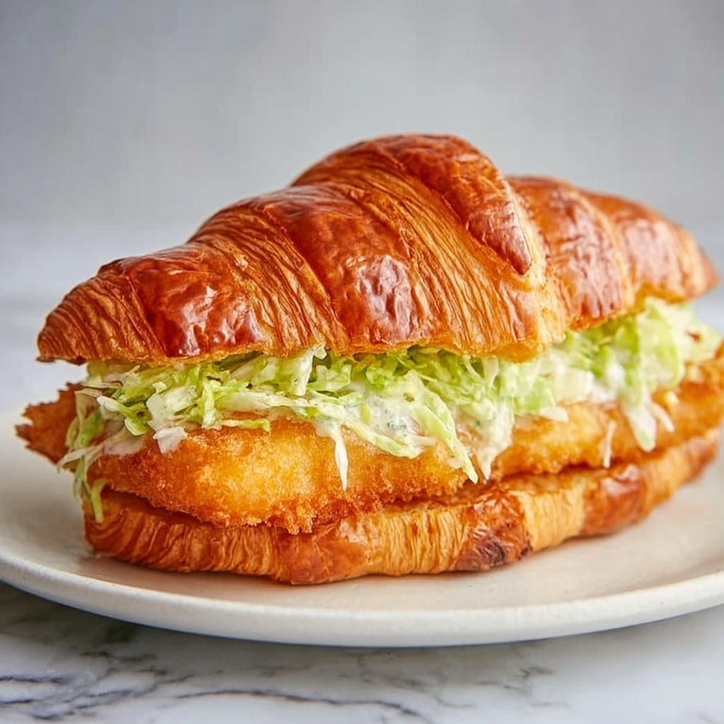 Chicken Caesar Croissant Recipe - Recipe Image