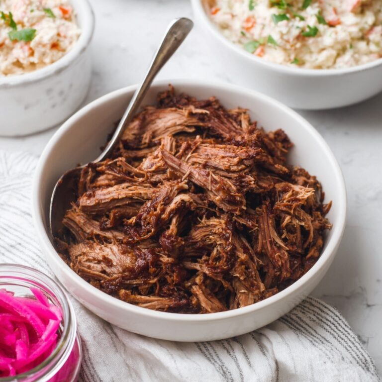 Slow Cooker BBQ Beef with Coleslaw Recipe