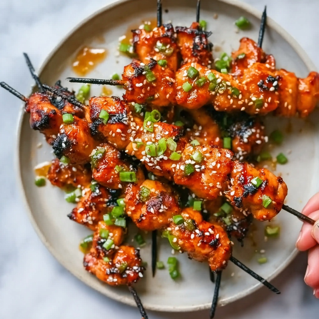 Honey Garlic Asian Chicken Kabobs Recipe - Recipe Image