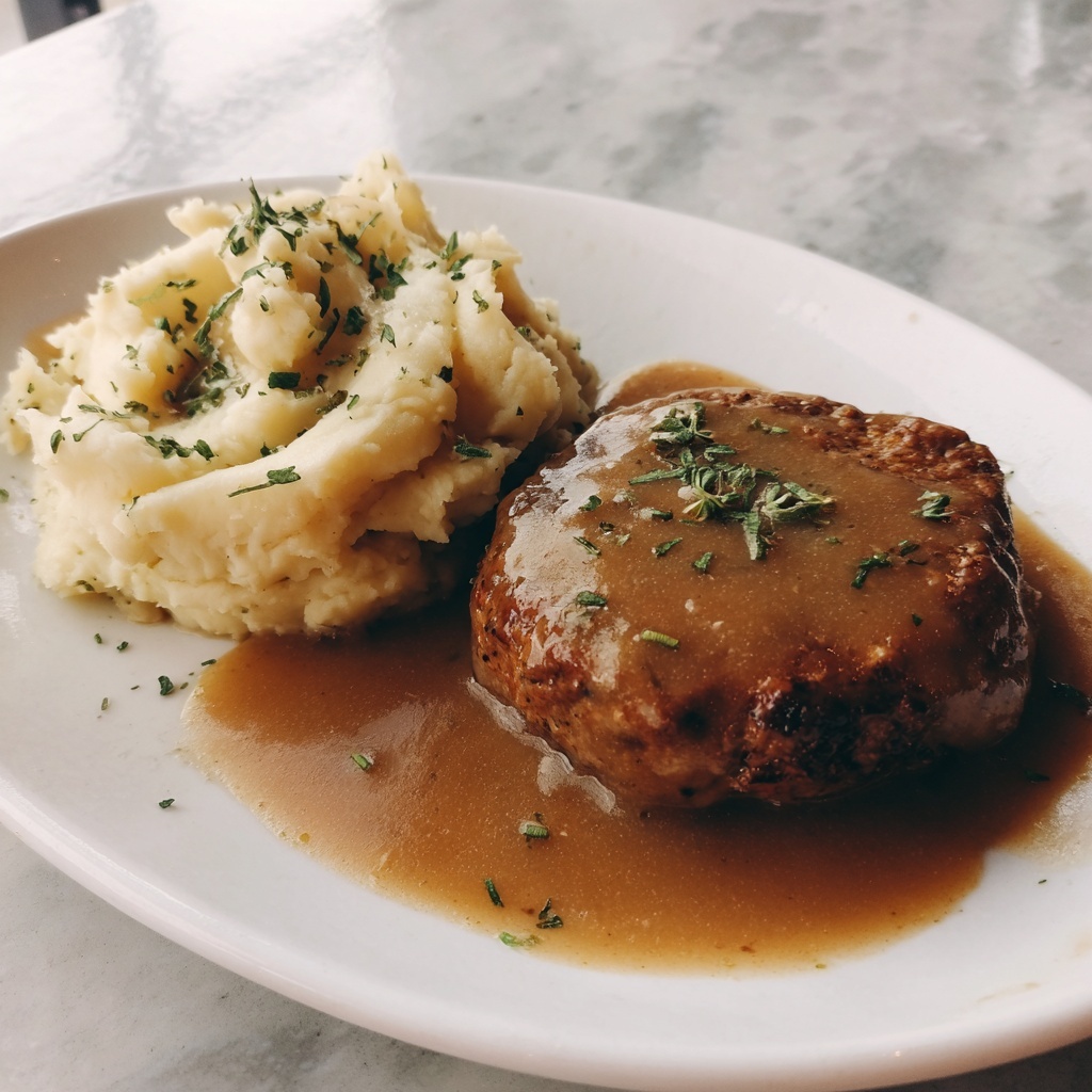 Easy Salisbury Steak Recipe - Recipe Image
