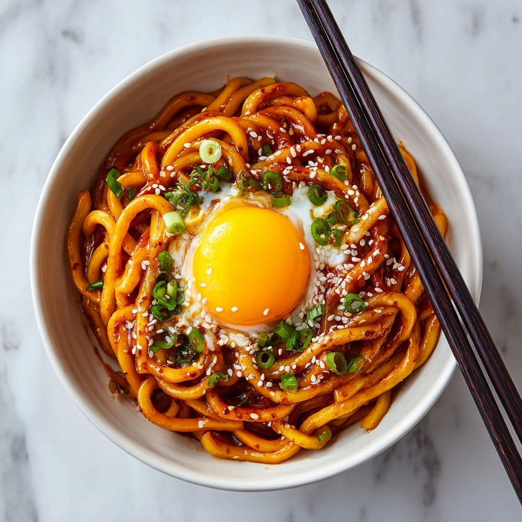 Kimchi Udon with Scallions: An Incredible Ultimate Recipe - Recipe Image