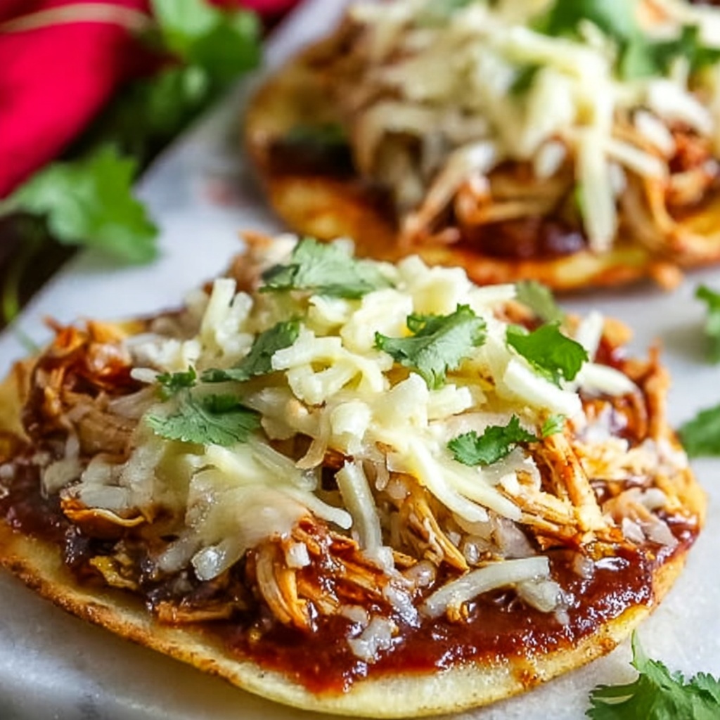 BBQ Chicken Tostadas Recipe - Recipe Image