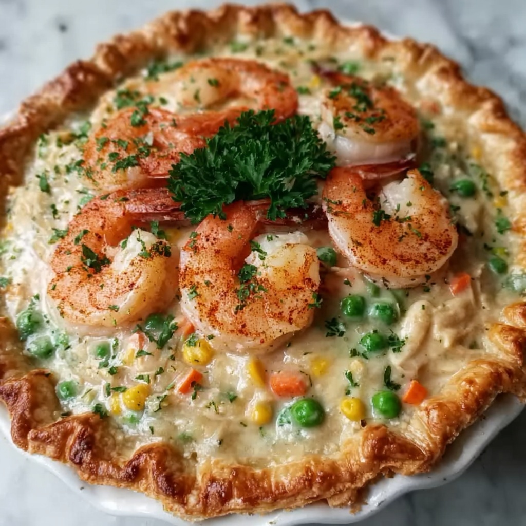 Florida Shrimp Cheddar Pie Recipe - Recipe Image