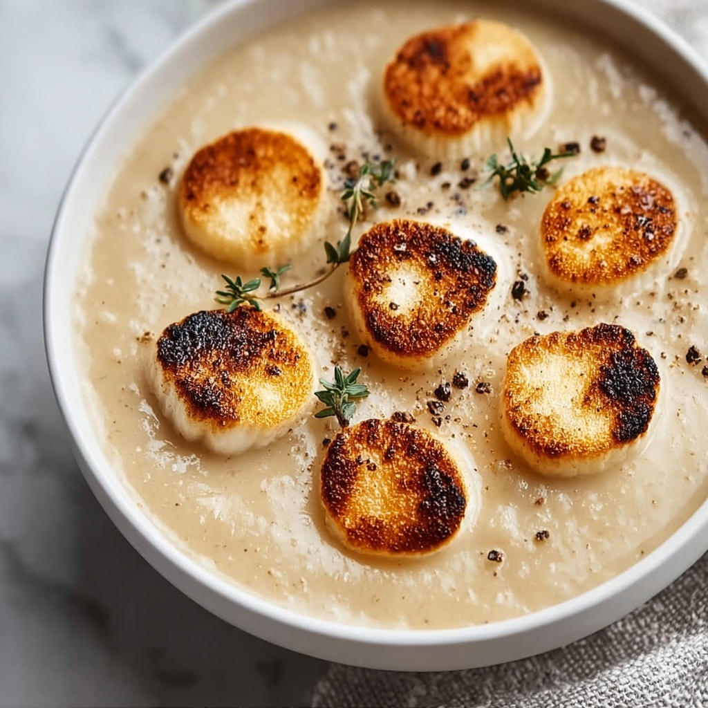 Creamy Roasted Garlic Potato Soup: An Incredible Wholesome Vegan Comfort Treat Recipe - Recipe Image
