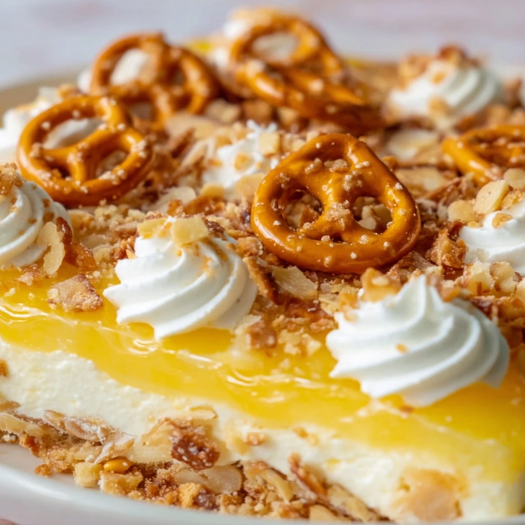Lemon Pretzel Salad Recipe - Recipe Image