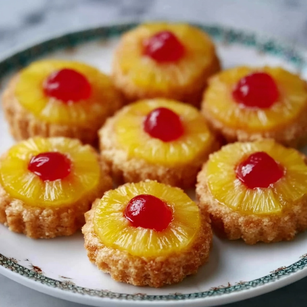 Christmas Pineapple Upside-Down Sugar Cookies Recipe - Recipe Image