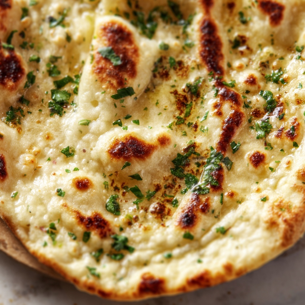 Garlic Naan Bread Recipe - Recipe Image
