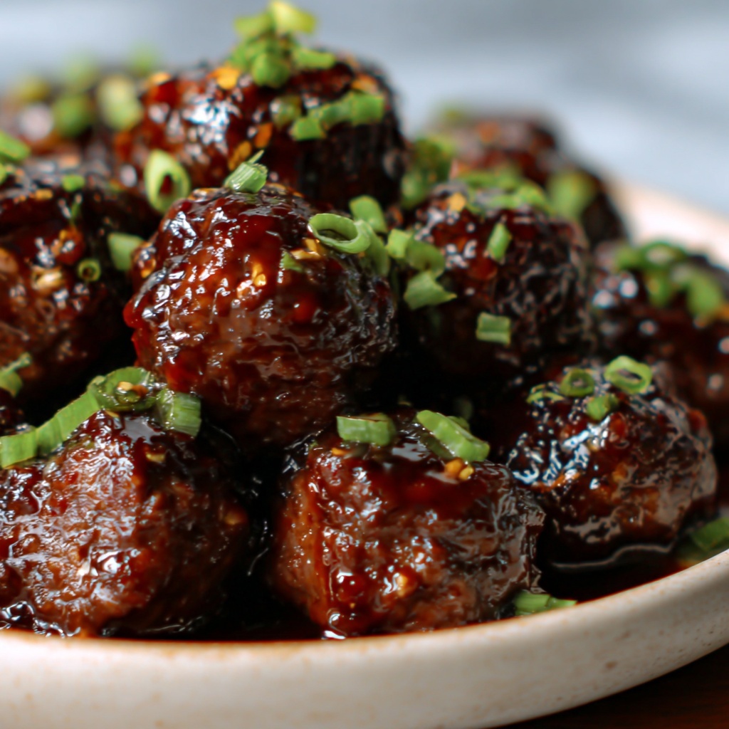 Tender Slow Cooker Honey Garlic Steak Bites Recipe - Recipe Image