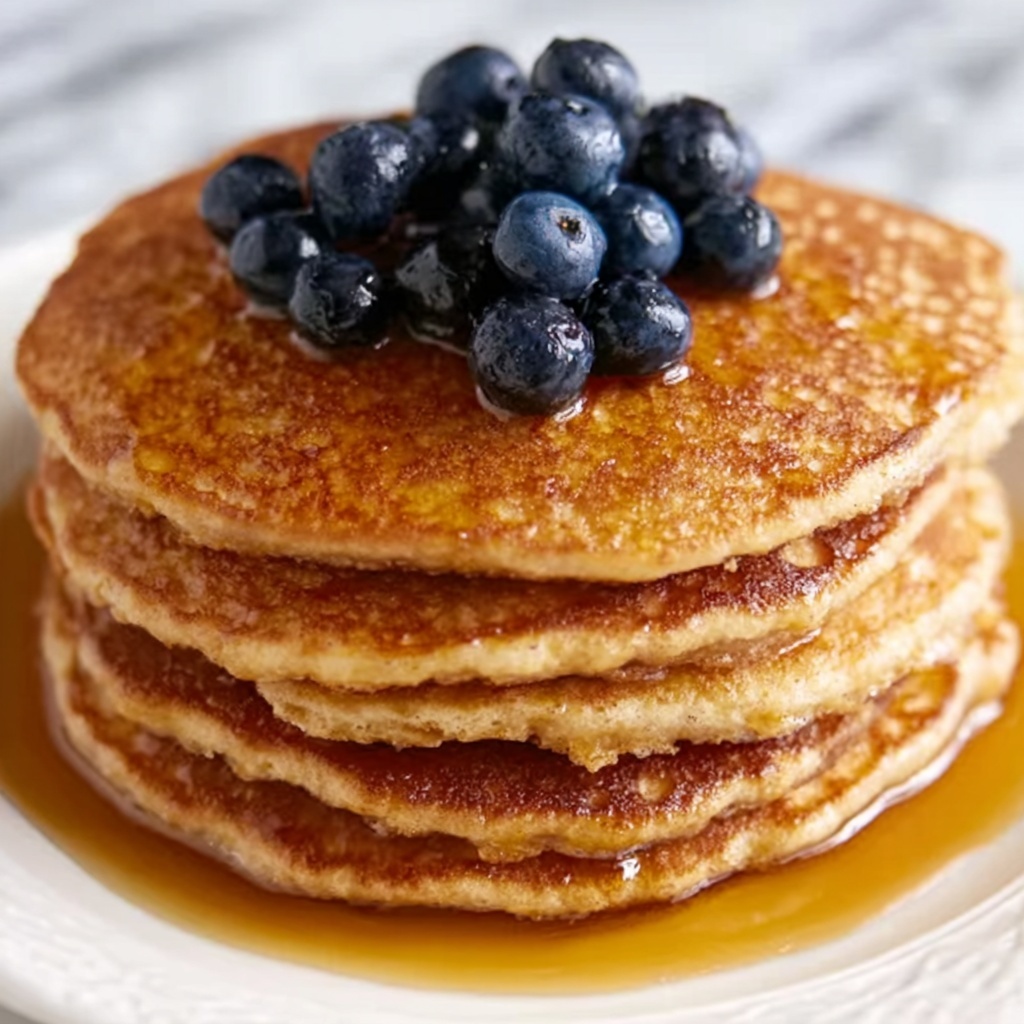 Healthy and Fluffy Arbonne Vanilla Protein Pancakes Recipe - Recipe Image