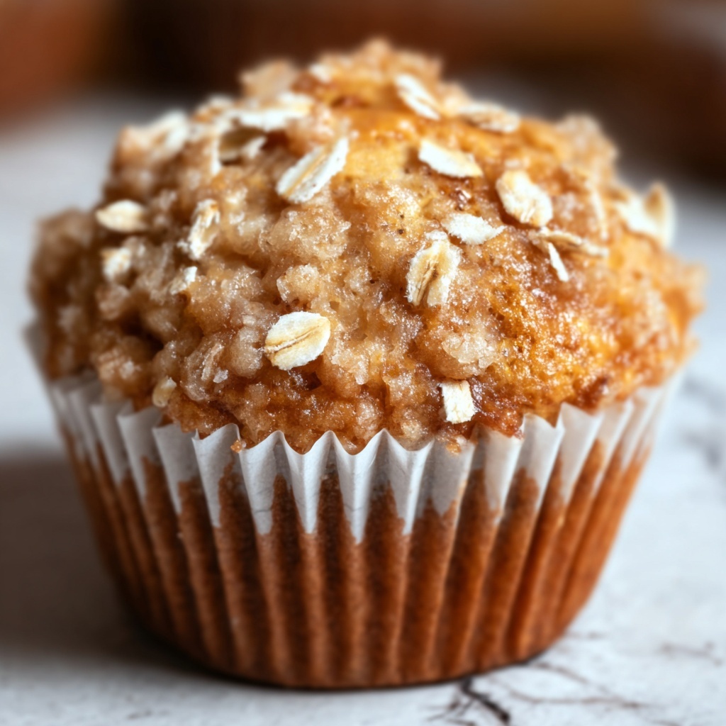 Breakfast Oatmeal Cupcakes Recipe - Recipe Image